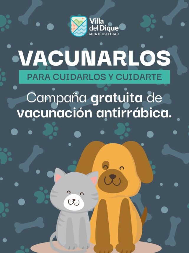Villa del Dique lanza una campaña gratuita de vacunación antirrábica para perros y gatos-La Ola Digital