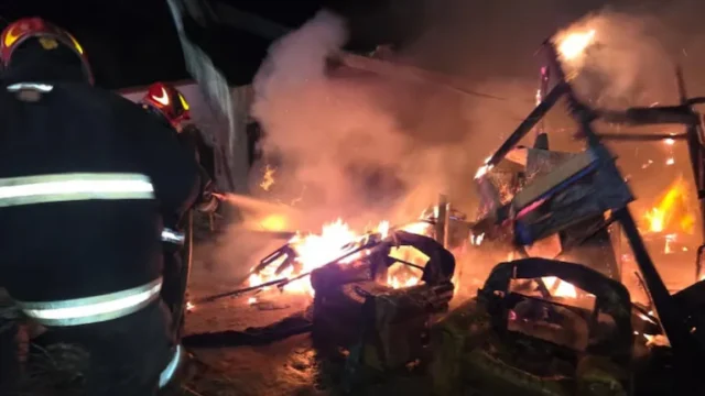 Se incendió una casa en Córdoba