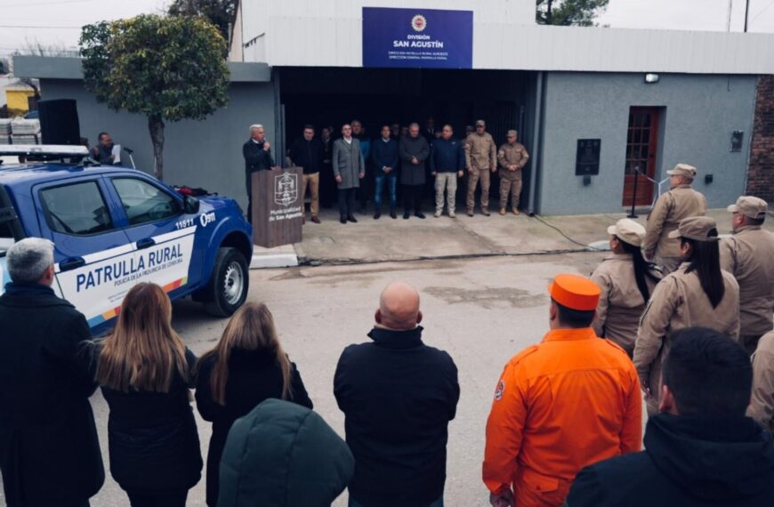 San Agustín suma un nuevo móvil policial