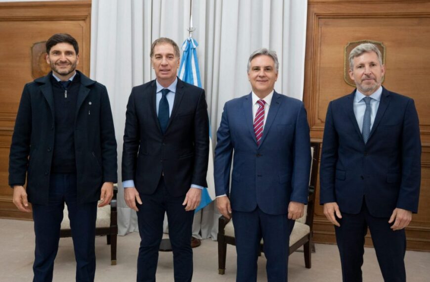 Llaryora se reunió con Santilli y los gobernadores de la Región Centro en Casa Rosada-La Ola Digital