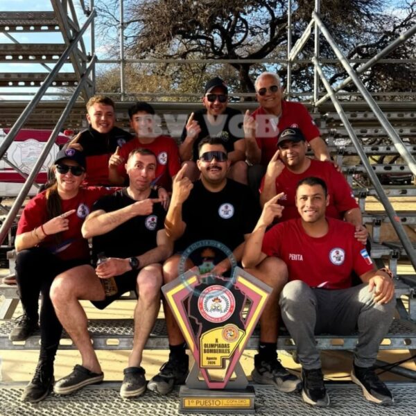 Orgullo de Villa General Belgrano: Pablo Pereyra es campeón de habilidades bomberiles