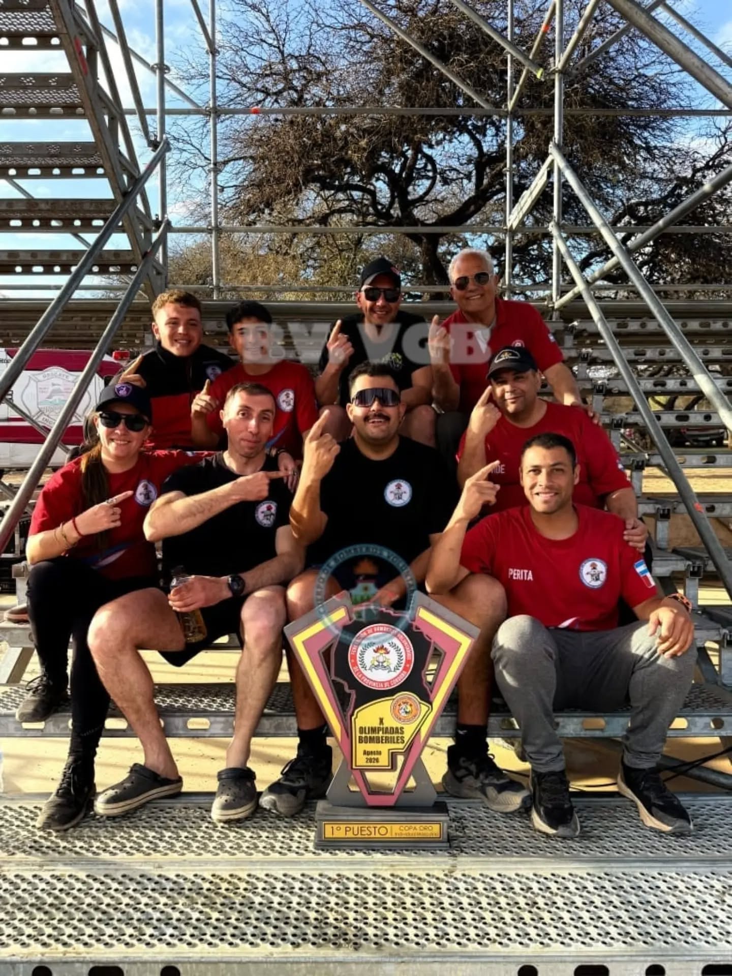 Orgullo de Villa General Belgrano: Pablo Pereyra es campeón de habilidades bomberiles-La Ola Digital