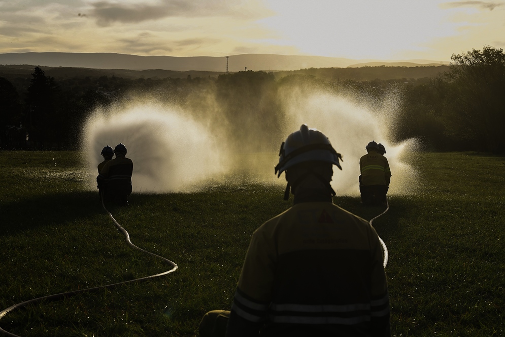 Incendio forestal en Villa Yacanto: trabajan bomberos y personal del ETAC-La Ola Digital