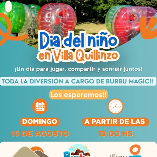 Villa Quillinzo celebra el Día del Niño con una tarde llena de juegos y diversión