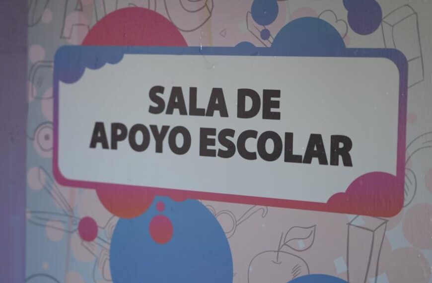 Nueva sala de apoyo escolar en Villa del Dique