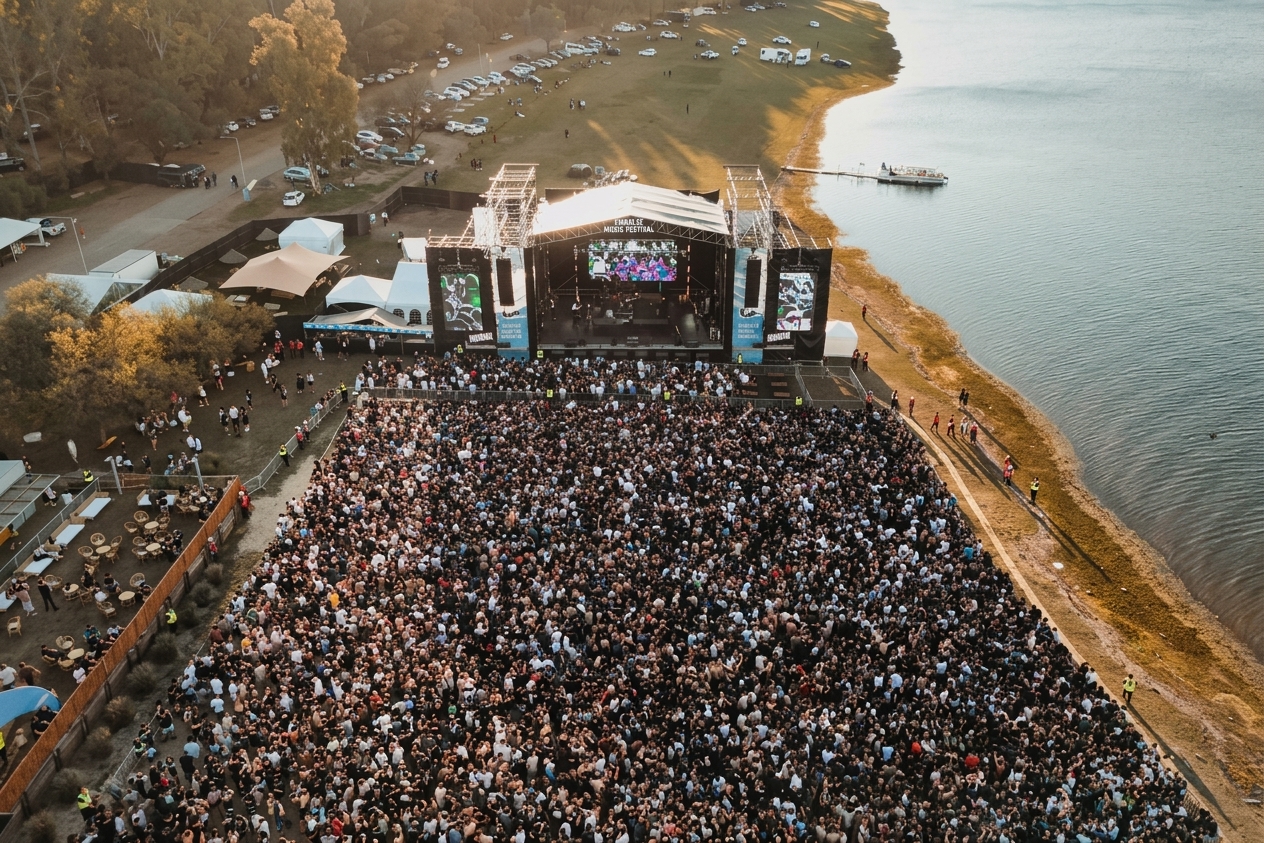 Embalse ultima detalles para recibir a miles de jóvenes por la Fiesta de la Primavera-La Ola Digital