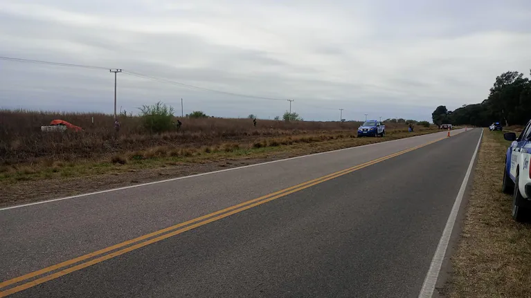 Volcó su camioneta en una ruta y murió