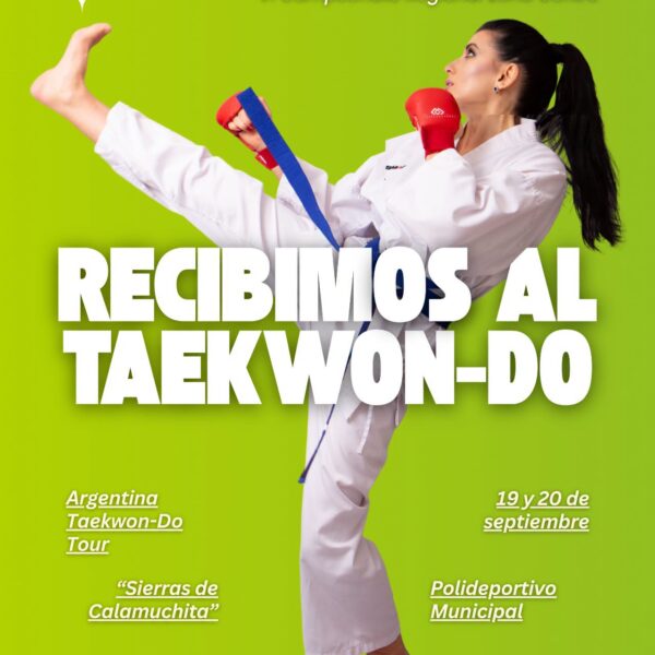 Santa Rosa de Calamuchita será sede del VI Campeonato Regional Zona Centro de Taekwon-Do