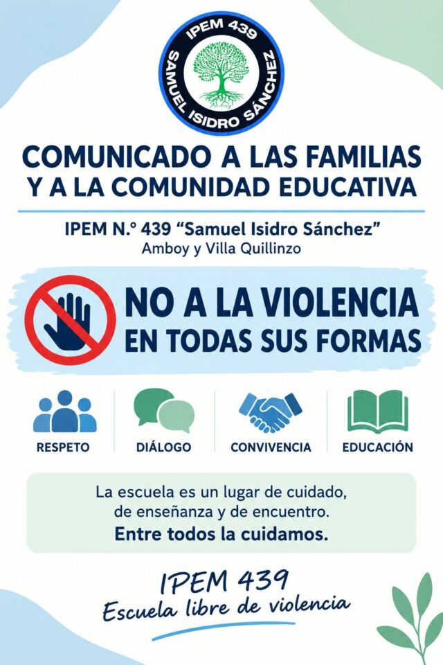 El colegio secundario de Amboy lanzó una campaña contra la violencia y en defensa del diálogo-La Ola Digital