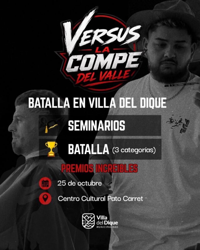 Villa del Dique se prepara para una jornada de competencias y formación en barbería-La Ola Digital