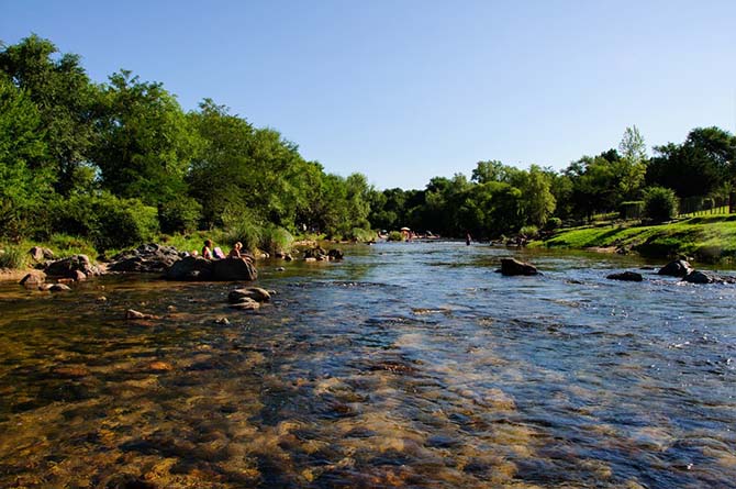 Los Reartes: finalizaron obras en el vado y la pasarela